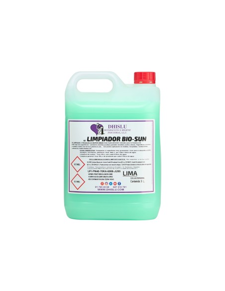 Friegasuelos Lima - Limpiador Bioperfumado Bio-Sun  5 lt.