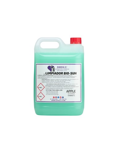 Friegasuelos Manzana - Limpiador Bioperfumado Bio-Sun  5 lt.