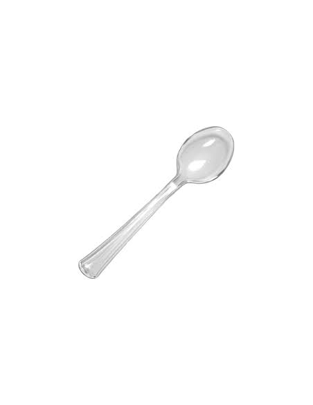 PS Cuchara Postre Transparente 145 mm