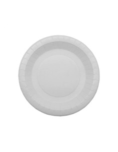 Plato Cartón Blanco 22 cm