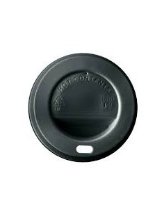 Tapa Negra Vaso Papel 360 ml / 12 oz