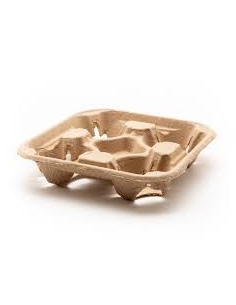 Portavasos Fibra Papel 2/4 uds.