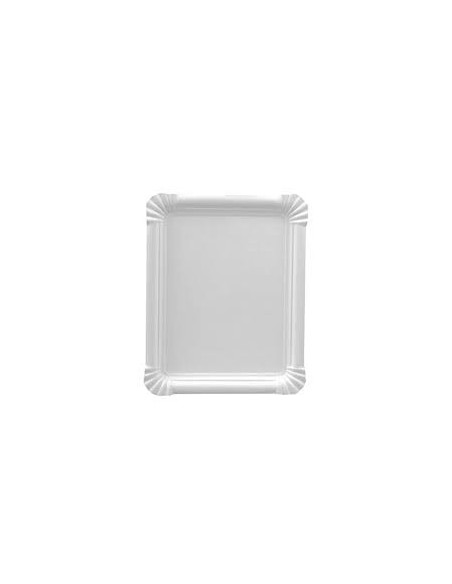 Bandeja Cartón Blanca 31x38 cm
