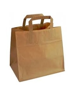 Bolsa Kraft con Asa 30+16x34 cm