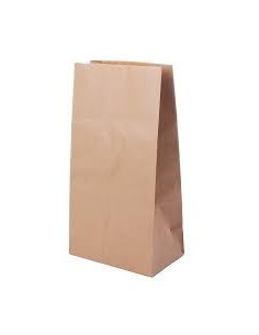 Bolsa Kraft Americana 18+12x32,5 cm