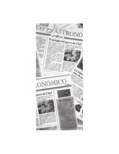 Bolsa Antigrasa News 12+7x24 cm