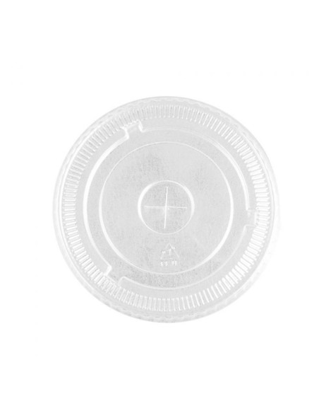 Tapa Plana con Cruz PET 92 mm