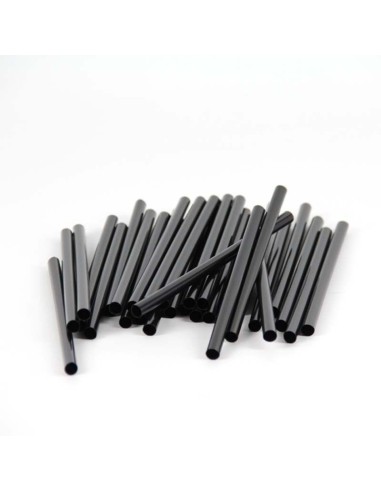 Pajitas PLA Negra 0,8 x 18 cm