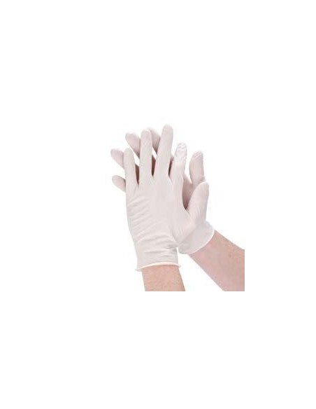 Guante Latex Blanco M