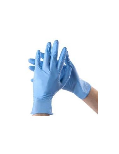 Guante Nitrilo Azul L s/polvo