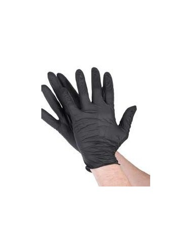 Guante Nitrilo Negro M s/polvo