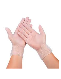 Guantes Vinilo Transparente M