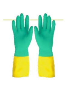 Guantes Bicolor M