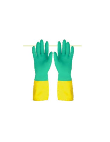 Guantes Bicolor M
