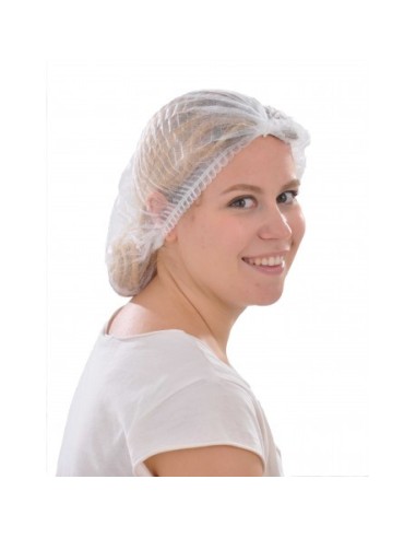 Gorro TNT Recogepelo en Acordeón Blanco