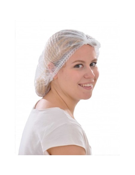 Gorro TNT Recogepelo en Acordeón Blanco